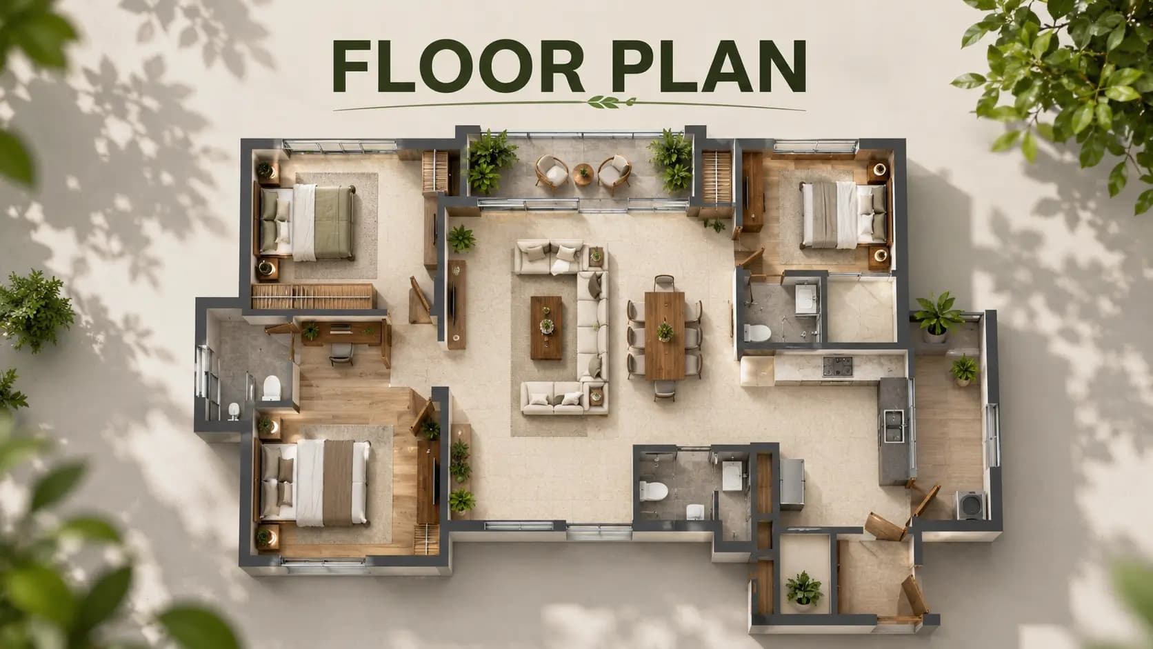 Purva Horizon Floor Plan — 3 & 4 BHK Apartment Layouts