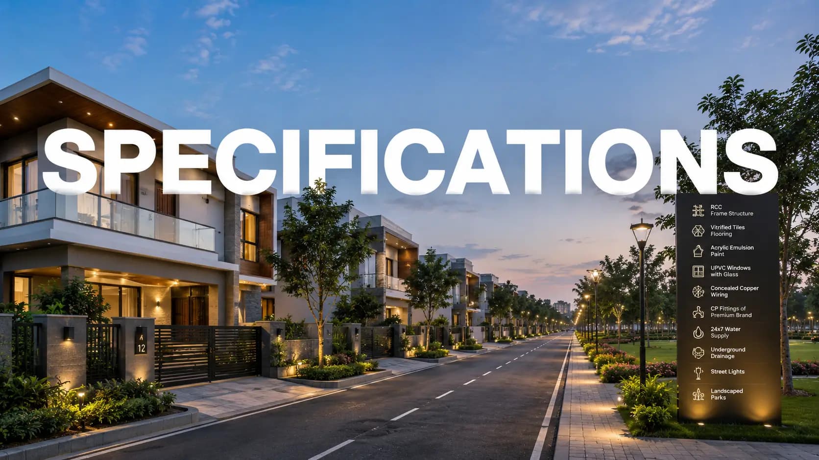Purva Horizon Specifications — Construction & Fittings
